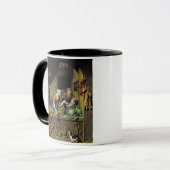 Mug Une femme et un marchand ambulant de poissons, (Devant gauche)