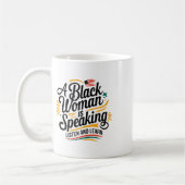 Mug Une Femme Noire Parle Écouter Et Apprendre Junetee (Gauche)