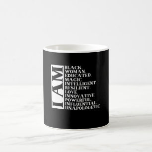 Mug Une femme noire qui dit que je suis