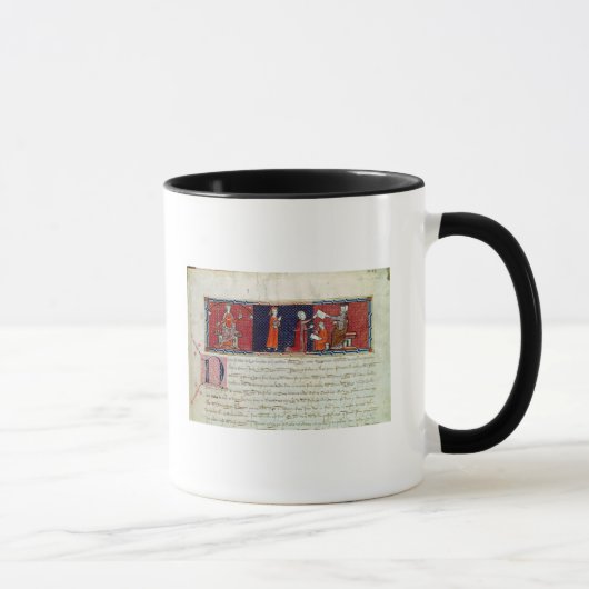 Mug Une femme prenant un serment avant (Droite)