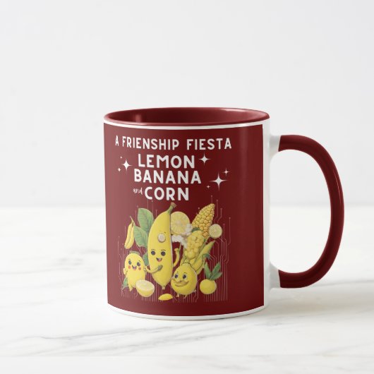 Mug Une Fête Fiesta Lemon Banana Et Corn (Droite)