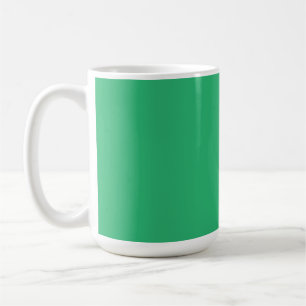Mug Une feuille verte vif avec des veines proéminentes