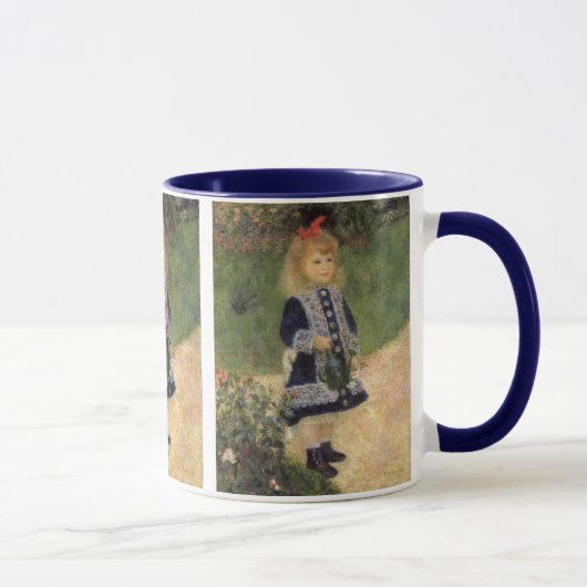 Mug Une fille à la canne d'arrosage par Pierre Renoir (Droite)