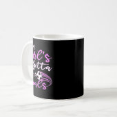 Mug Une fille doit avoir des objectifs Cadeau de footb (Devant gauche)