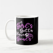 Mug Une fille doit avoir des objectifs Cadeau de footb (Gauche)