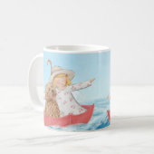 Mug une fille et son amour de Labradoodle de chien/© (Devant gauche)