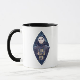 Mug "Une Fille N'A Pas De Nom" Arya Stark Graphic