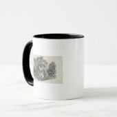 Mug Une fille recueillant des fleurs (Devant gauche)