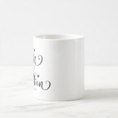 Mug UNE FILLE SUR UN MILLION Typographie & Étoiles Per (Centre)