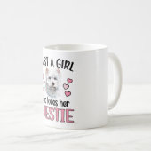 Mug Une fille Westie West Highland White Terrier Maman (Devant droit)