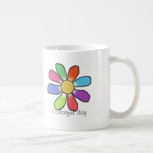 Mug UNE Fleur DE JOUR COLORÉE (Droite)
