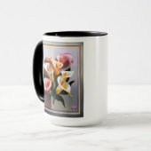 Mug Une Floraison De Lys Calla Dans Les Couleurs Paste (Devant gauche)