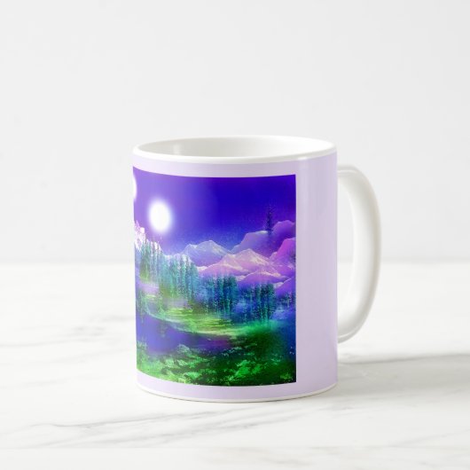 Mug Une fois dans deux lunes (Devant droit)