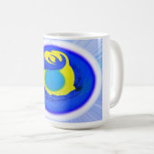 Mug Une fois dans une lune bleue (Devant droit)