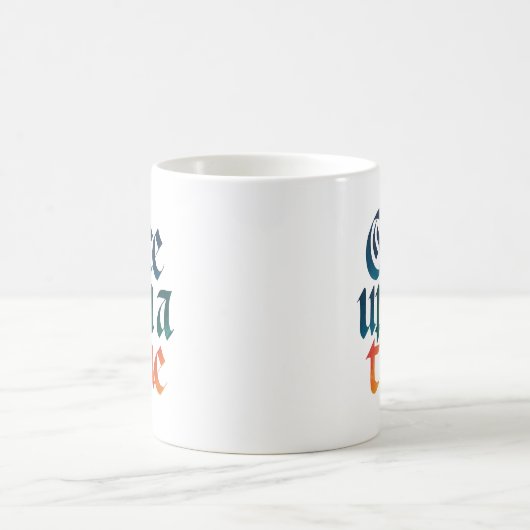 Mug Une fois la calligraphie | Conversation (Centre)