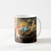 Mug Une fois sur une série Space. Conception abstraite (Devant droit)