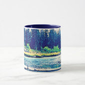 Mug Une Forêt Sauvage Canadienne Majestueuse. Commande (Centre)