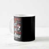 Mug Une Fumée Bbq Drôle Dans La Bouche (Devant gauche)