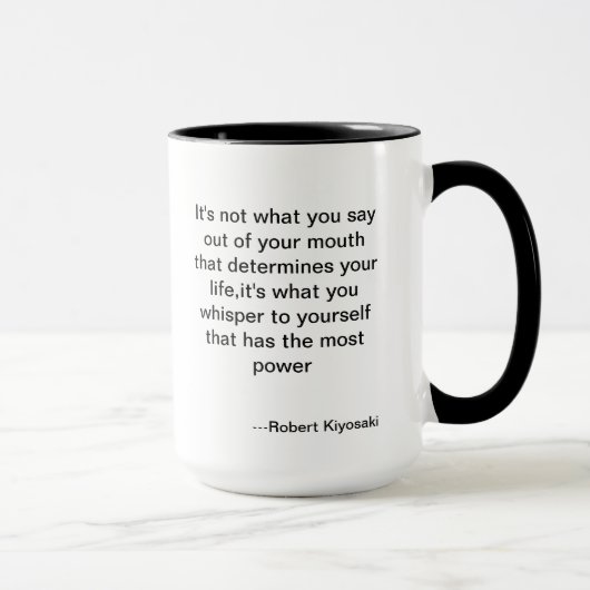 Mug Une grande citation de papa riche (Droite)