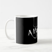 Mug Une hantise nous irons logo de blanc de LLC (Gauche)