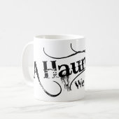 Mug Une hantise nous irons logo noir de LLC (Devant gauche)