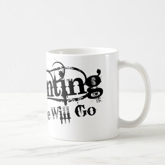 Mug Une hantise nous irons logo noir de LLC (Droite)