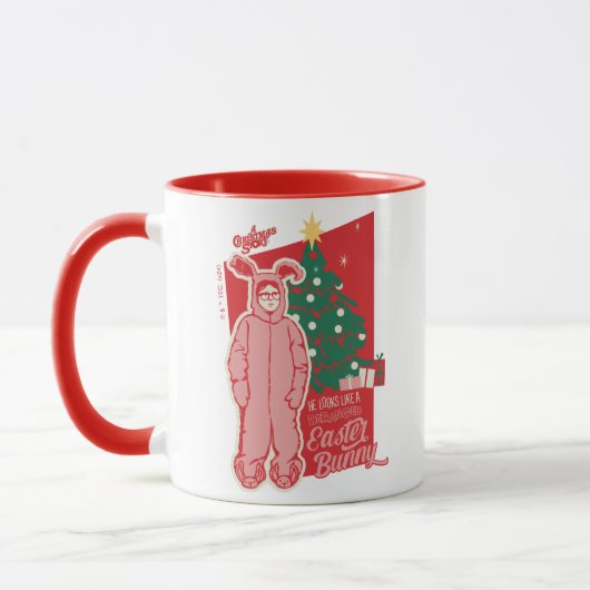 Mug Une histoire de Noël | Lapin De Pâques Dérangé (Gauche)
