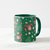 Mug Une histoire de Noël | Motif d'icône de Noël (Devant droit)