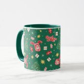 Mug Une histoire de Noël | Motif d'icône de Noël (Devant gauche)