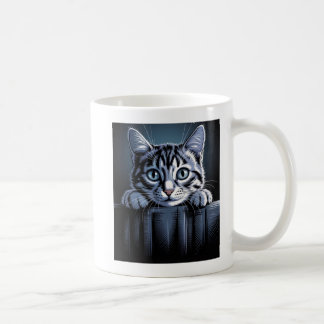 Mug Une illustration de chat saisissante – Félin artis