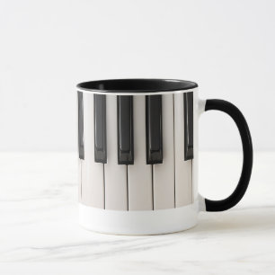 Mug Une illustration musicale d’un clavier de piano.