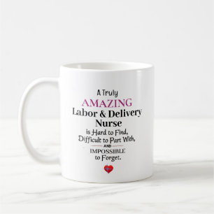 Mug Une infirmière de travail et d'accouchement vraime