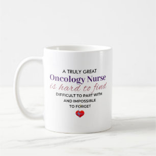Mug Une infirmière en oncologie vraiment grande - Nom 