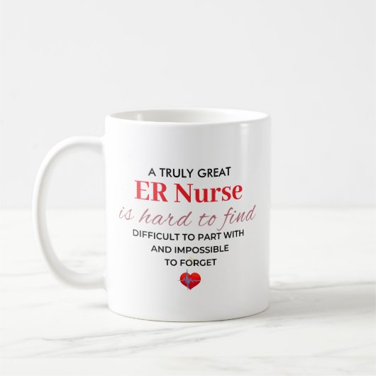 Mug Une infirmière en urgences vraiment grande - diffi (Gauche)