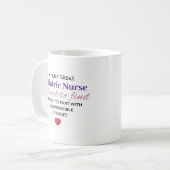 Mug Une infirmière pédiatrique vraiment géniale – diff (Devant gauche)