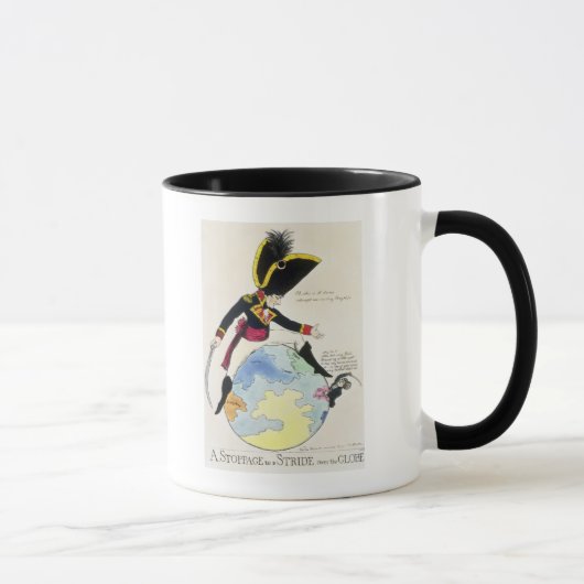 Mug Une interruption à un pas au-dessus du globe, 1803 (Droite)