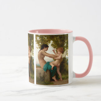 Mug Une jeune fille se défendant contre Éros