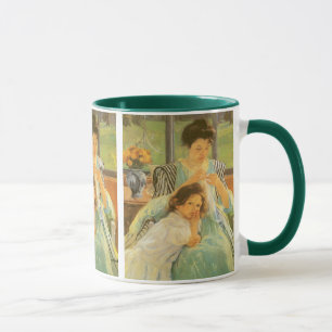 Mug Une jeune mère couchant par Mary Cassatt, art Vint
