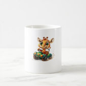 Mug Une Jolie Giraffe En Voiture Sur La Route, Avec Un (Centre)