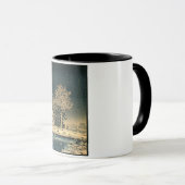 Mug Une journée d'hiver sur la rivière Sumida au Japon (Devant droit)