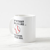 Mug Une Journée Sans Baseball (Devant gauche)