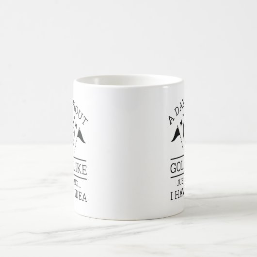 Mug Une journée sans golf (Centre)