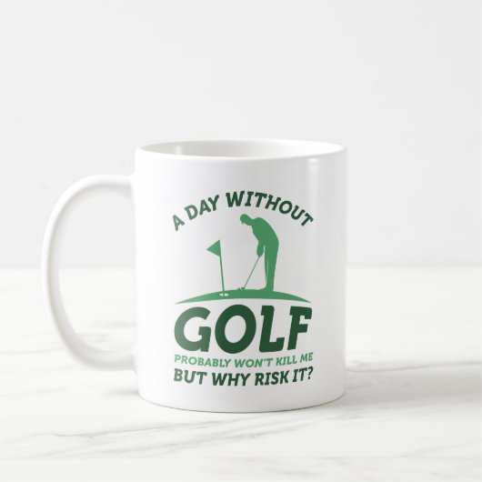 Mug Une journée sans golf (Gauche)