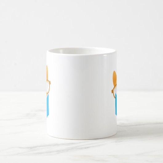 Mug une lecture mignonne de renard (Centre)