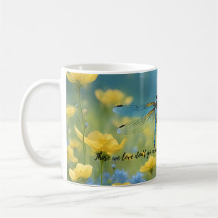 Mug Une libellule vibrante avec une libellule bleue Mu