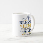 Mug Une lignée bénie à travers les âges Écriture bibli (Devant droit)