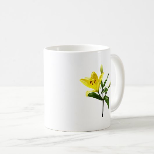 Mug Une Lys Jaune (Devant droit)