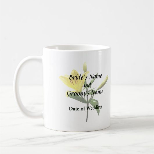 Mug Une Lys Jaune (Gauche)