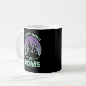 Mug Une maison hantée est une maison heureuse (Devant gauche)