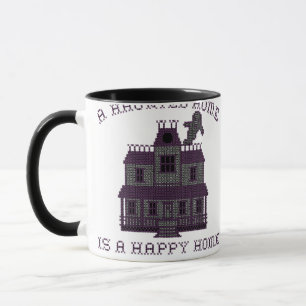 Mug Une maison hantée est une maison heureuse croix St